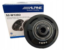 Subwoofer Alpine S2-W12D2 30cm dwucewkowy (2x2ohm) 600W Rms