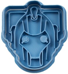 Cuticuter Doctor Who Cybermen foremka do ciasteczek, niebieska,