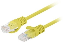 LANBERG PATCHCORD KAT.6 UTP 3M ŻÓŁTY FLUKE PASSED