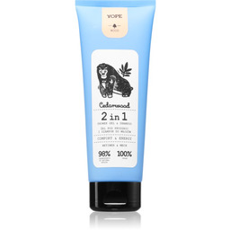 Yope Wood, szampon i żel pod prysznic 2w1,