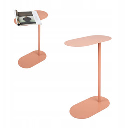 Stolik Pod Laptopa Pomocniczy Boczny Loft Metal Brzoskwiniowy