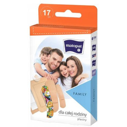MATOPAT FAMILY Plastry z opatrunkiem dla całej rodziny,