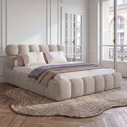 Łóżko tapicerowane SF1110 140x200 Boucle Ecru #33