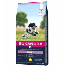 Eukanuba PuppyJunior Medium Breed 15kg