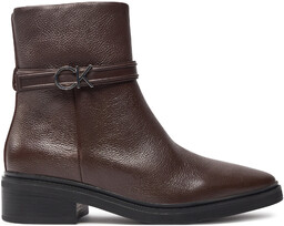 Botki Calvin Klein HW0HW02183 Brązowy