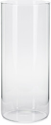 Szklana tuba na Świece - 10x23cm - 1