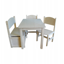 Stolik I Krzesełka Dla Dzieci 75/50 Ławka Ze