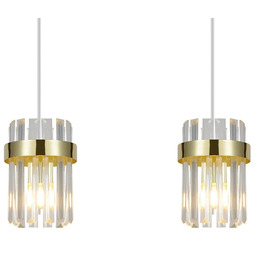 Light Prestige Metalowa lampa wisząca Vetro LP-2910/2L GD