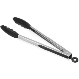 Szczypce uniwersalne silikonowane 345 mm czarne Hendi -