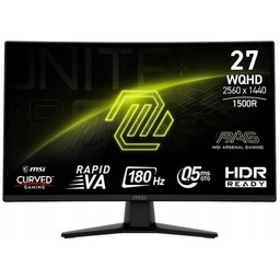 2X Monitor Msi Mag 274CQF 27" 2560x1440px 180Hz