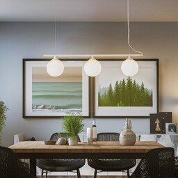 Lampa wisząca Beryl ALDEX, możliwość ściemniania, biały /