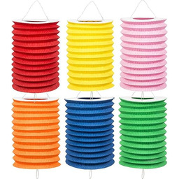 Boland 42030 - papierowa latarnia jednokolorowa, 12 sztuk,