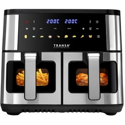 Frytkownica beztłuszczowa dwukomorowa DualViewFry 2800W