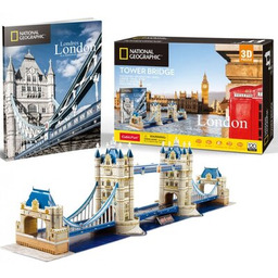 CUBIC FUN Puzzle 3D National Geographic Tower Bridge