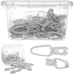 Klamerki na pranie Albet biały 50szt+multibox