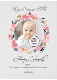 Biblia na Chrzest / Personalizowana / Pamiątka Chrztu