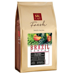 Kawa ziarnista MK Cafe Fresh Brazil Santos 1kg