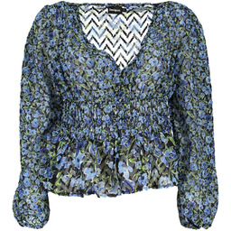 NIEBIESKI SWETER DESIGUAL DAMSKI