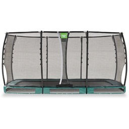 Trampolina naziemna Allure Premium 244x427cm zielona Exit