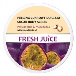 Cukrowy Peeling do ciała Marakuja i Makadamia, FRESH