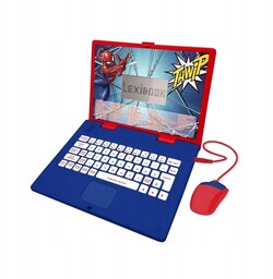 Laptop Edukacyjny Spider-man 124 Aktywności (polski/angielski) JC598SPI17