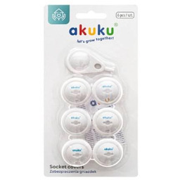 AKUKU Zabezpieczenia do gniazd elektrycznych, 6szt. A0651