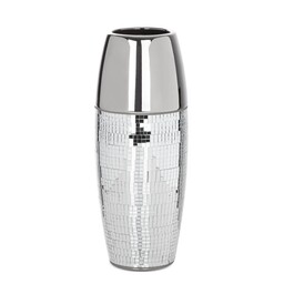 Eurofirany Wazon dekoracyjny 12x30 Mirona 06 srebrny