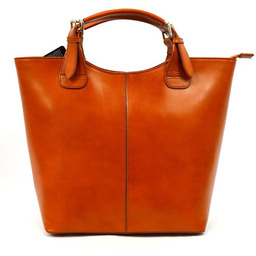 Piękna stylowa duża damska shopperbag skórzana