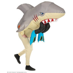 Strój dmuchany rekin