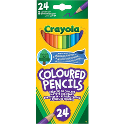 Crayola Kredki Ołówkowe, Wielokolorowy, 24 Sztuki