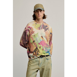 Desigual Wzorzysty sweter Gaugin