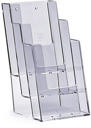 Stojak na ulotki 3 x DL plexi odlewany