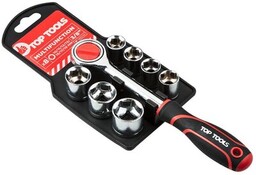 TOP TOOLS Zestaw kluczy nasadowych 38D142 (8 elementów)