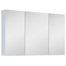 Szafka wisząca z lustrem 100 3D (30/40/30) White