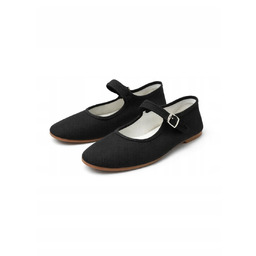 SHOES 18 CZARNE BALERINY MATERIALOWE NA SPRZĄCZKĘ 39