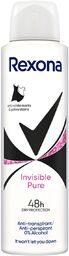 Rexona, antyperspirant w sprayu, Invisible Pure, 150 ml