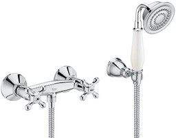 Roca Victoria Pro 1-uchytowa bateria natryskowa z zestawem