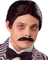 Addams Family Gomez peruka z wąską brodą