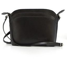 Skórzana damska elegancka listonoszka przez ramię