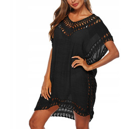 Letnia Tunika Plażowa Pareo Plażowe Narzutka Na Plażę