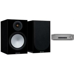 CAMBRIDGE AUDIO CXA81 + MONITOR AUDIO SILVER 100