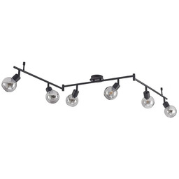 Lindby - Eridia 6 Lampa Sufitowa Black
