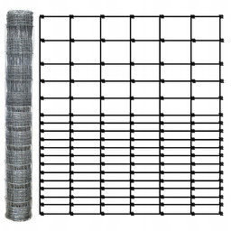 Siatka Leśna 120/18/15 G12 50m Ocynkowana zając sarna