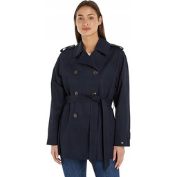 TOMMY HILFIGER PŁASZCZ DAMSKI TRENCZ MIĘKKO OTULAJĄCY 44