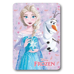 Faro Koc polarowy 100x140 Frozen Elsa fioletowy 220g/m2