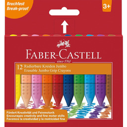 Faber-Castell kredki woskowe Jumbo Grip 12 szt. trójkątne