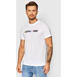 Jack&amp;amp;Jones PREMIUM T-Shirt Landon 12191308 Biały Regular Fit