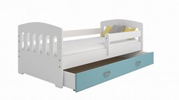 Łóżko dziecięce Miki 160X80 B6 ze szczebelkami