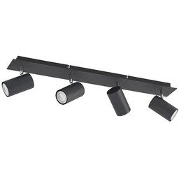 Lindby - Joffrey 4 Lampa Sufitowa L70 Black