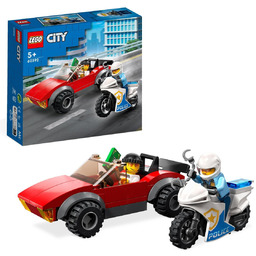 LEGO City Motocykl policyjny, pościg za samochodem 60392